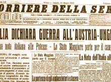 CIOPPA STASERA A COMMEMORAZIONE GRANDE GUERRA