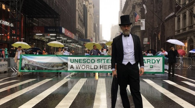 I SITI UNESCO LOMBARDI SFILANO A NEW YORK PER LE CELEBRAZIONI DEL COLUMBUS DAY